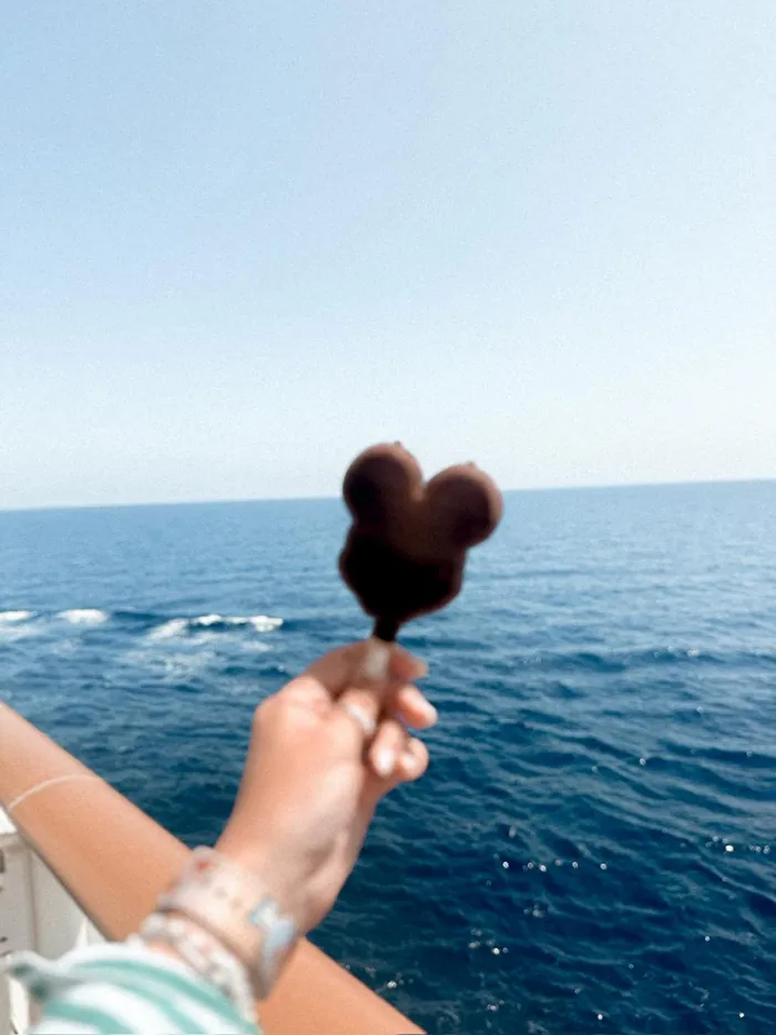 Un crucero Disney en el mar